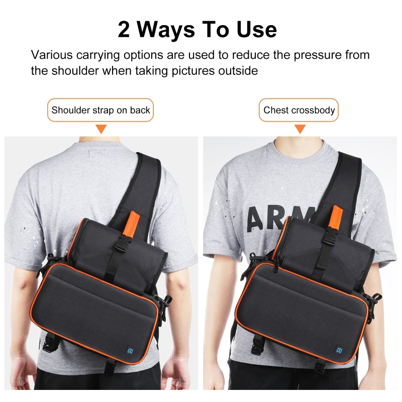 Puluz PU5014B DSLR Camera Backpack and Lens Bag for Nikon Sony Canon Photography Equipment Shoulder Bag