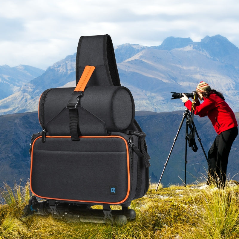 Puluz PU5014B DSLR Camera Backpack and Lens Bag for Nikon Sony Canon Photography Equipment Shoulder Bag