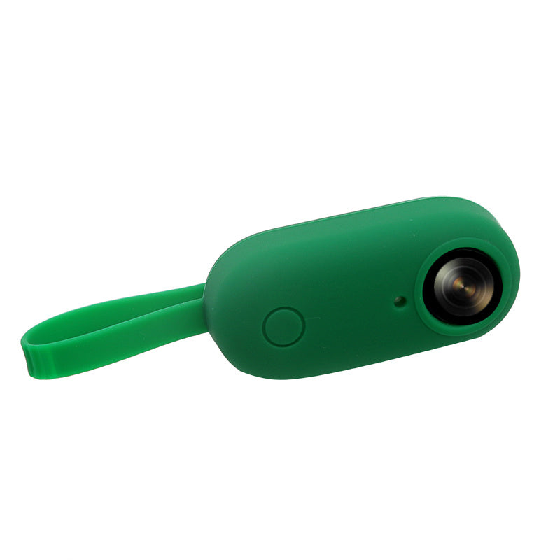 Uniqkart for Insta360 GO Portable Camera Protective Cover Magnetic Design Anti-drop Soft Silicone Case - Dark Green