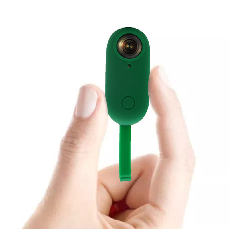 Uniqkart for Insta360 GO Portable Camera Protective Cover Magnetic Design Anti-drop Soft Silicone Case - Dark Green