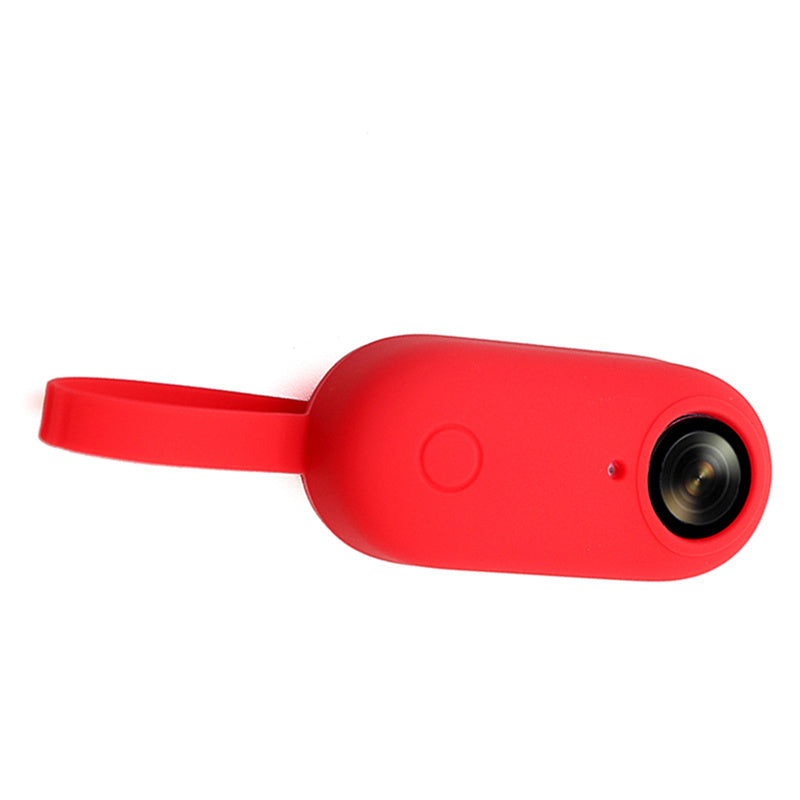 Uniqkart for Insta360 GO Portable Camera Protective Cover Magnetic Design Anti-drop Soft Silicone Case - Red