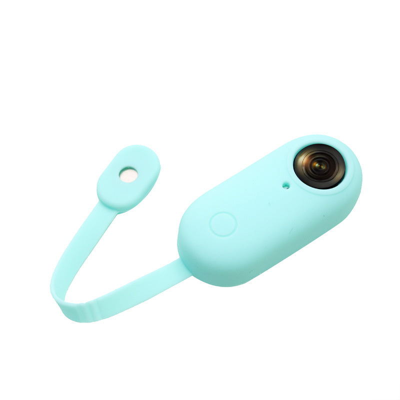 Uniqkart for Insta360 GO Portable Camera Protective Cover Magnetic Design Anti-drop Soft Silicone Case - Light Green