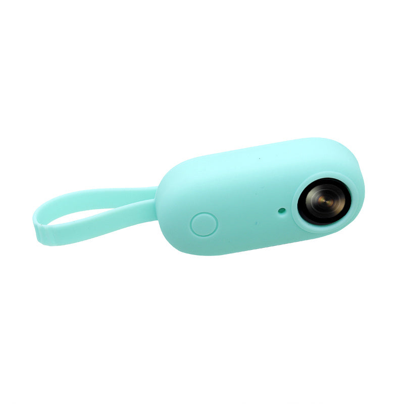 Uniqkart for Insta360 GO Portable Camera Protective Cover Magnetic Design Anti-drop Soft Silicone Case - Light Green