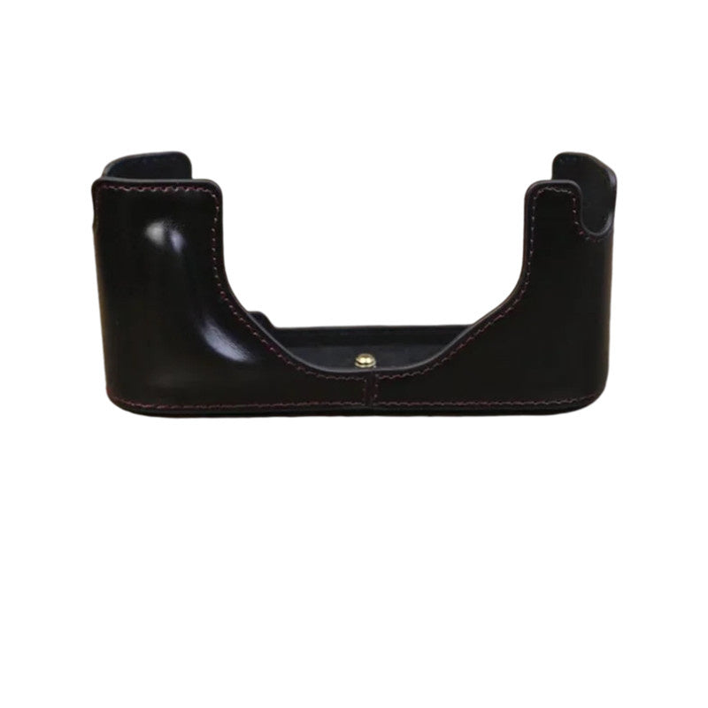 PU Leather Case for Leica M9 Digital Camera, Anti-scratch Half Body Protective Cover - Black