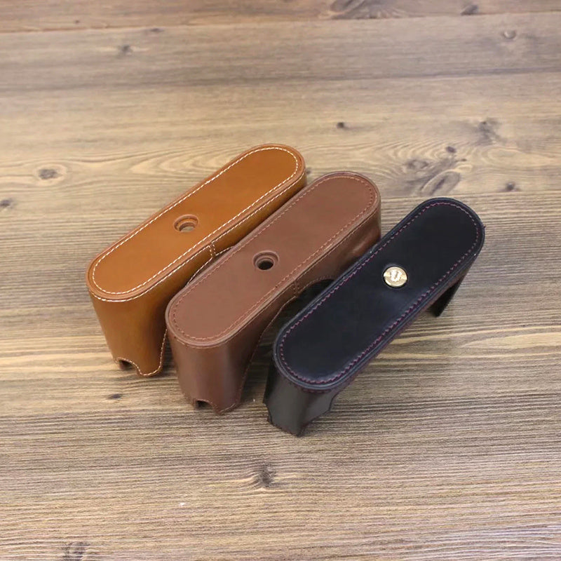 Uniqkart for Leica M240 PU Leather Digital Camera Bottom Case Soft Liner Protective Half Body Cover - Brown