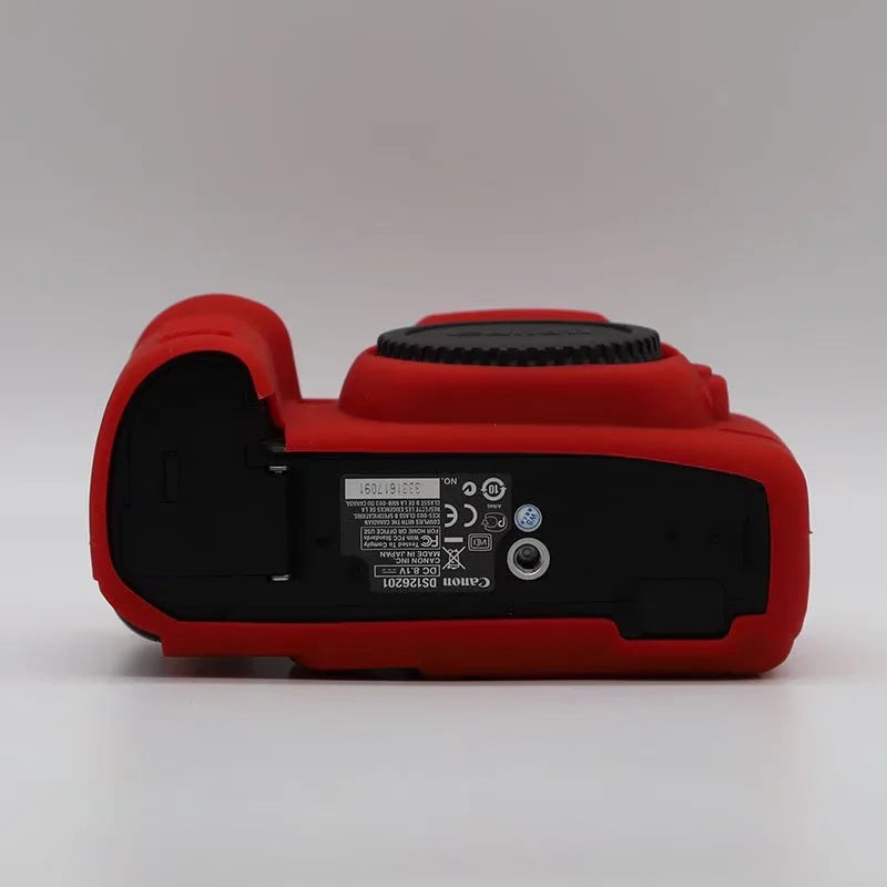 Silicone Case for Canon EOS 5D2 / 5D Mark II, DSLR Camera Bag Anti-scratch Protective Cover - Red