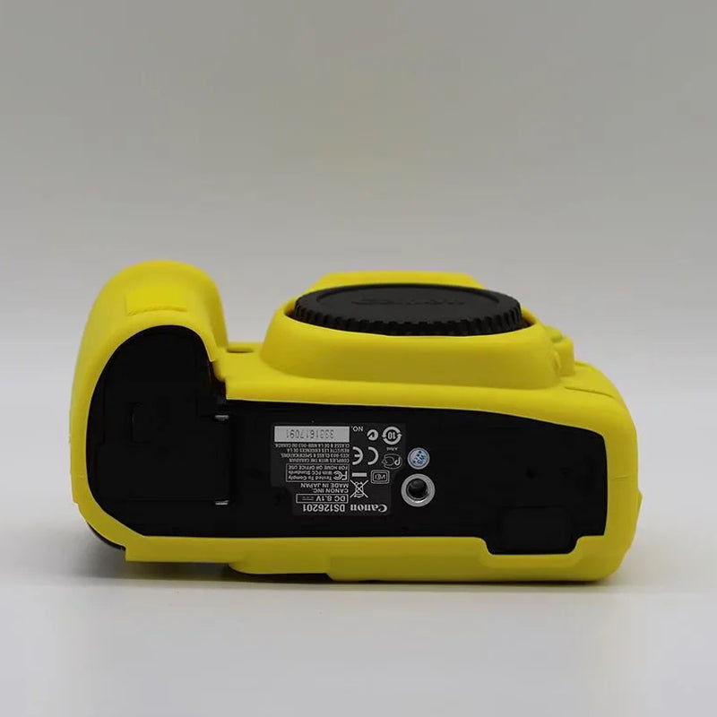 Silicone Case for Canon EOS 5D2 / 5D Mark II, DSLR Camera Bag Anti-scratch Protective Cover - Yellow