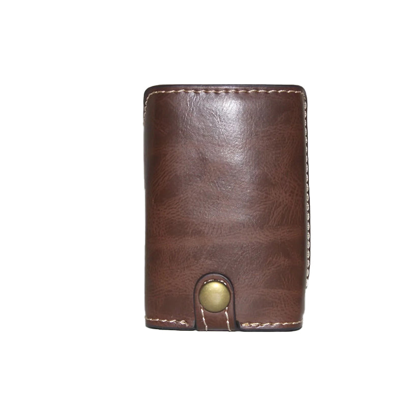 Uniqkart for Fujifilm GFX50R PU Leather Half Body Bottom Case Protective Cover with Battery Opening Design - Coffee