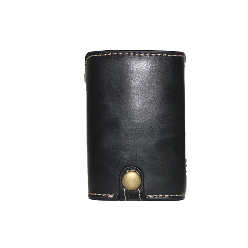 Uniqkart for Fujifilm GFX50R PU Leather Half Body Bottom Case Protective Cover with Battery Opening Design - Black