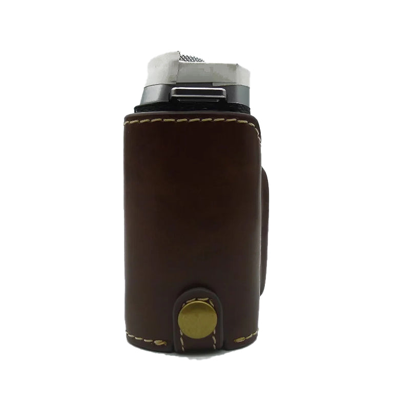 Uniqkart for Fujifilm X-E4 PU Leather Camera Bottom Case Battery Opening Design Protective Half Body Cover - Coffee