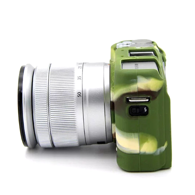 Uniqkart for Fujifilm XA3 / XA10 / XA5 / XA20 Soft Silicone Camera Case Protector Anti-scratch Camera Body Cover - Camouflage