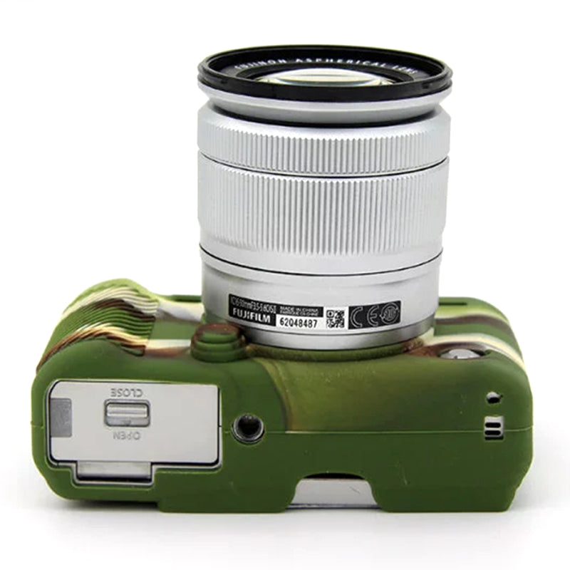Uniqkart for Fujifilm XA3 / XA10 / XA5 / XA20 Soft Silicone Camera Case Protector Anti-scratch Camera Body Cover - Camouflage
