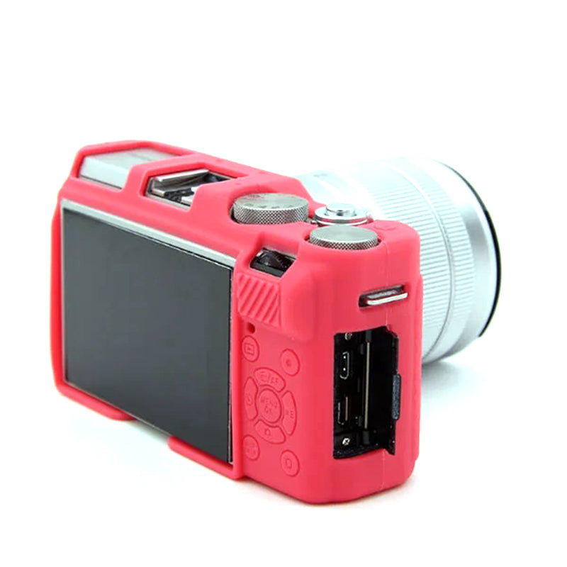 Uniqkart for Fujifilm XA3 / XA10 / XA5 / XA20 Soft Silicone Camera Case Protector Anti-scratch Camera Body Cover - Rose