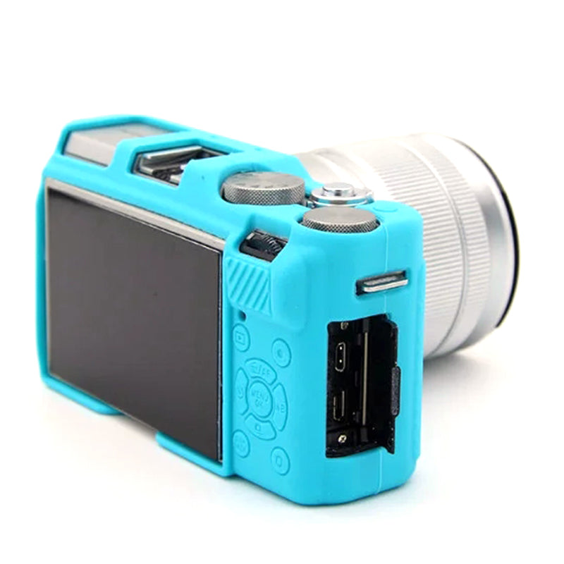 Uniqkart for Fujifilm XA3 / XA10 / XA5 / XA20 Soft Silicone Camera Case Protector Anti-scratch Camera Body Cover - Blue
