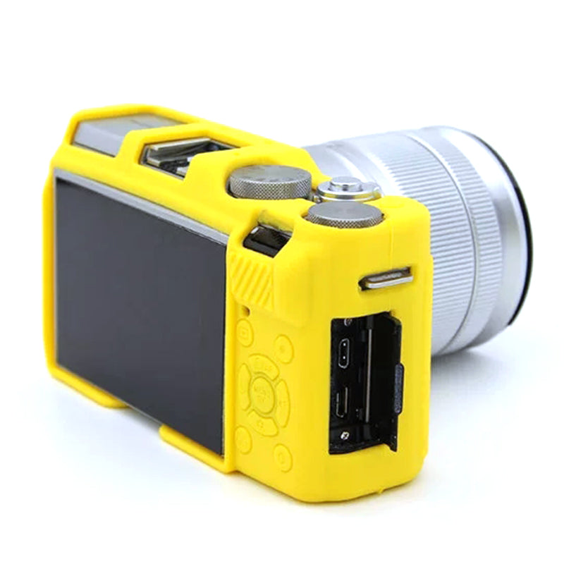 Uniqkart for Fujifilm XA3 / XA10 / XA5 / XA20 Soft Silicone Camera Case Protector Anti-scratch Camera Body Cover - Yellow