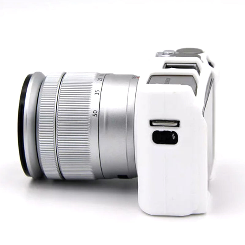Uniqkart for Fujifilm XA3 / XA10 / XA5 / XA20 Soft Silicone Camera Case Protector Anti-scratch Camera Body Cover - White