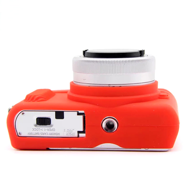 Uniqkart for Panasonic GF9 / GF10 Digital Camera Flexible Silicone Protective Case Anti-scratch Anti-drop Cover - Red