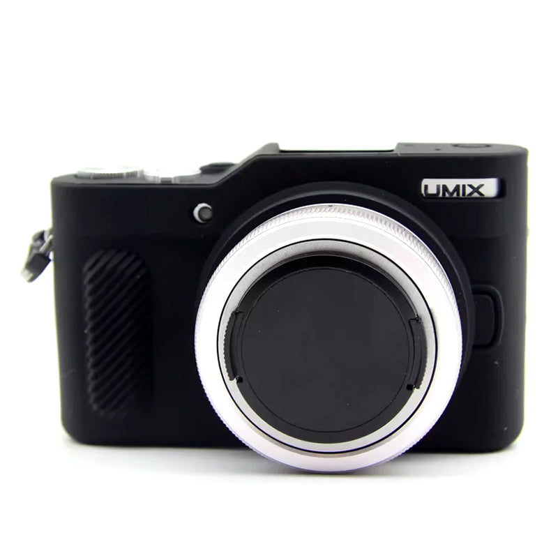 Uniqkart for Panasonic GF9 / GF10 Digital Camera Flexible Silicone Protective Case Anti-scratch Anti-drop Cover - Black