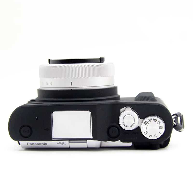 Uniqkart for Panasonic GF9 / GF10 Digital Camera Flexible Silicone Protective Case Anti-scratch Anti-drop Cover - Black