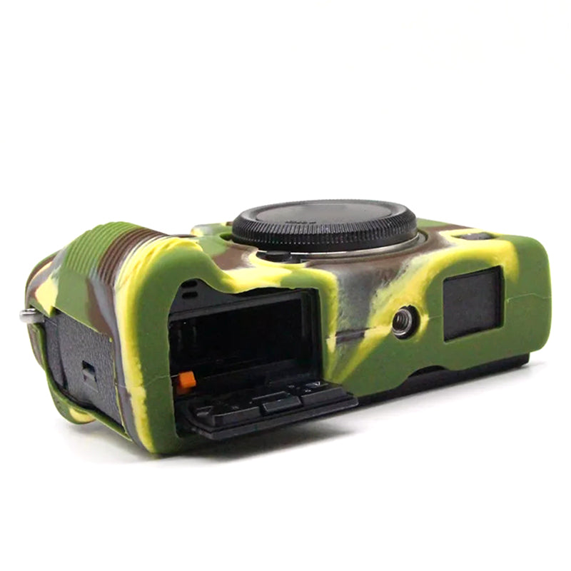 Uniqkart for Fujifilm X-T3 Soft Silicone Protective Case Anti-scratch Digital Camera Body Cover - Camouflage
