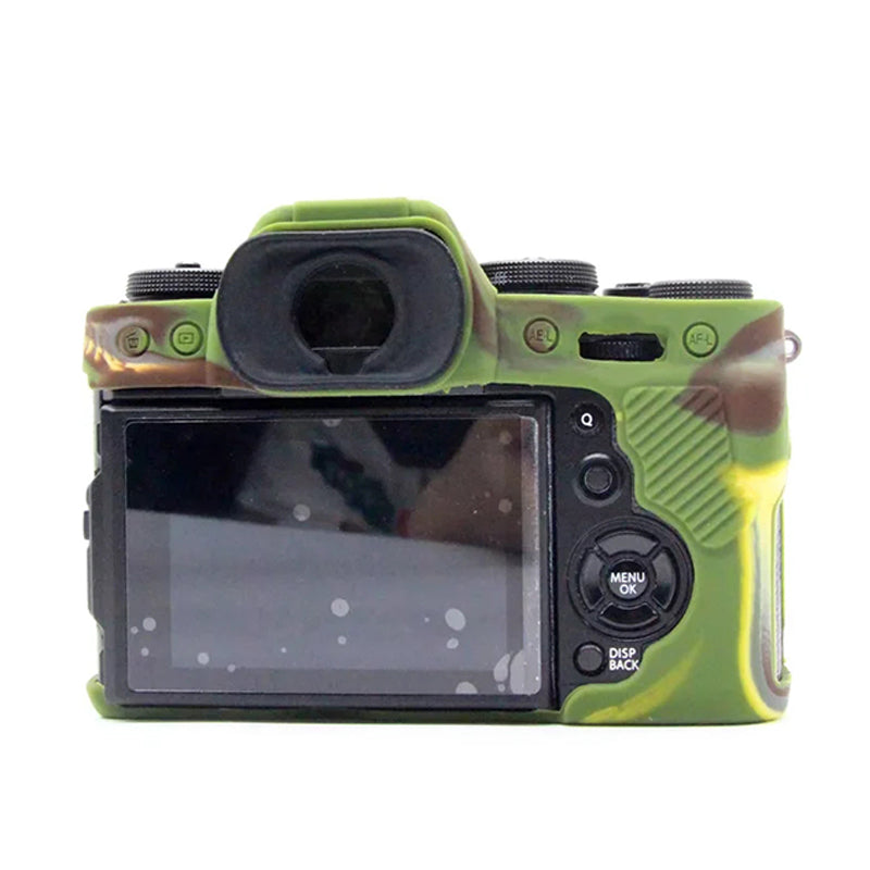 Uniqkart for Fujifilm X-T3 Soft Silicone Protective Case Anti-scratch Digital Camera Body Cover - Camouflage