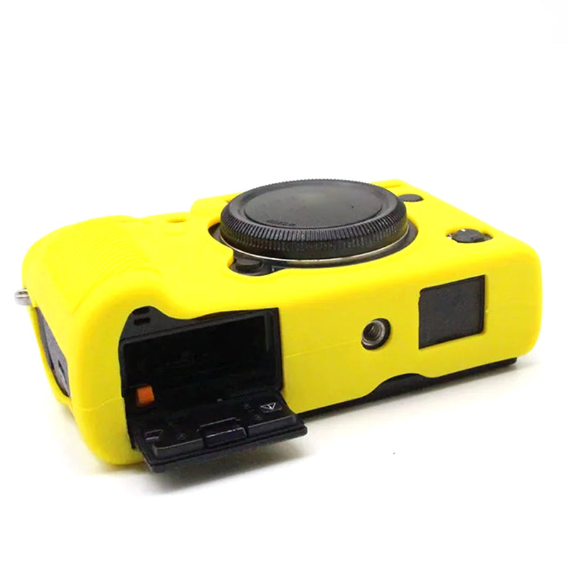 Uniqkart for Fujifilm X-T3 Soft Silicone Protective Case Anti-scratch Digital Camera Body Cover - Yellow