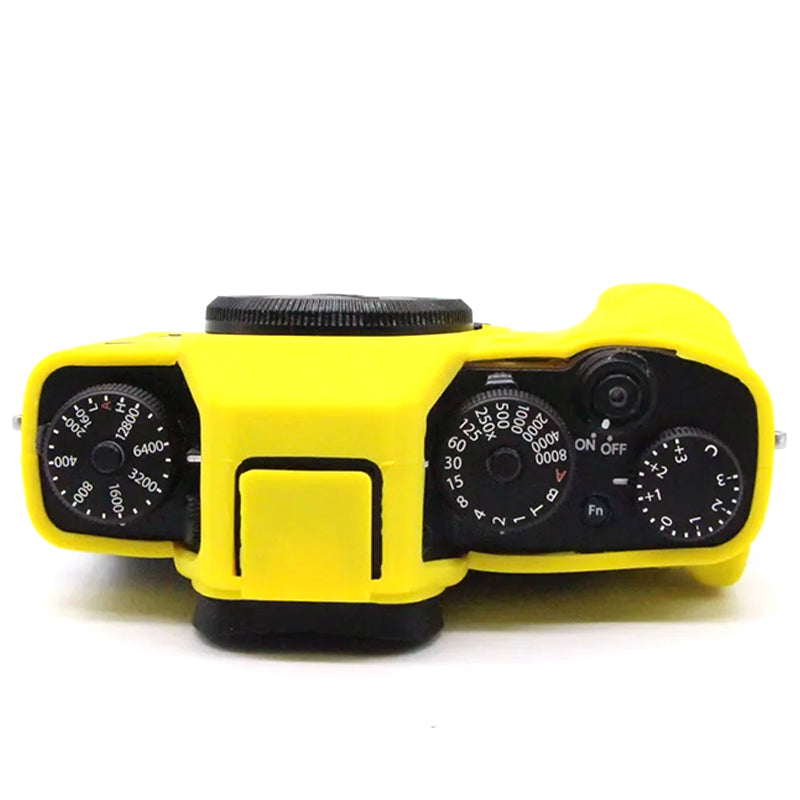 Uniqkart for Fujifilm X-T3 Soft Silicone Protective Case Anti-scratch Digital Camera Body Cover - Yellow