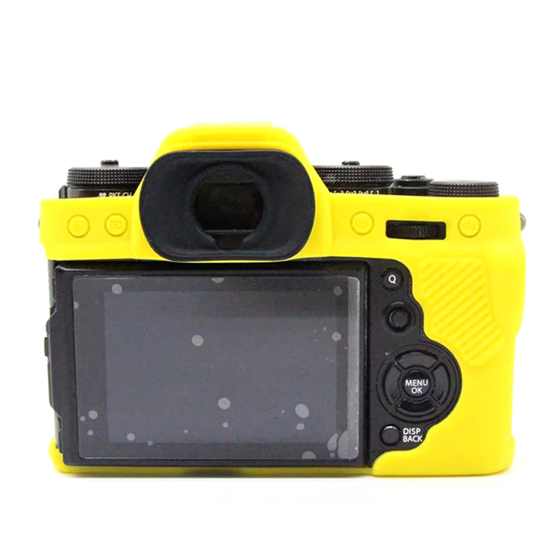Uniqkart for Fujifilm X-T3 Soft Silicone Protective Case Anti-scratch Digital Camera Body Cover - Yellow