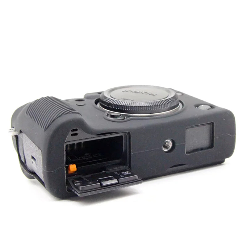 Uniqkart for Fujifilm X-T3 Soft Silicone Protective Case Anti-scratch Digital Camera Body Cover - Black