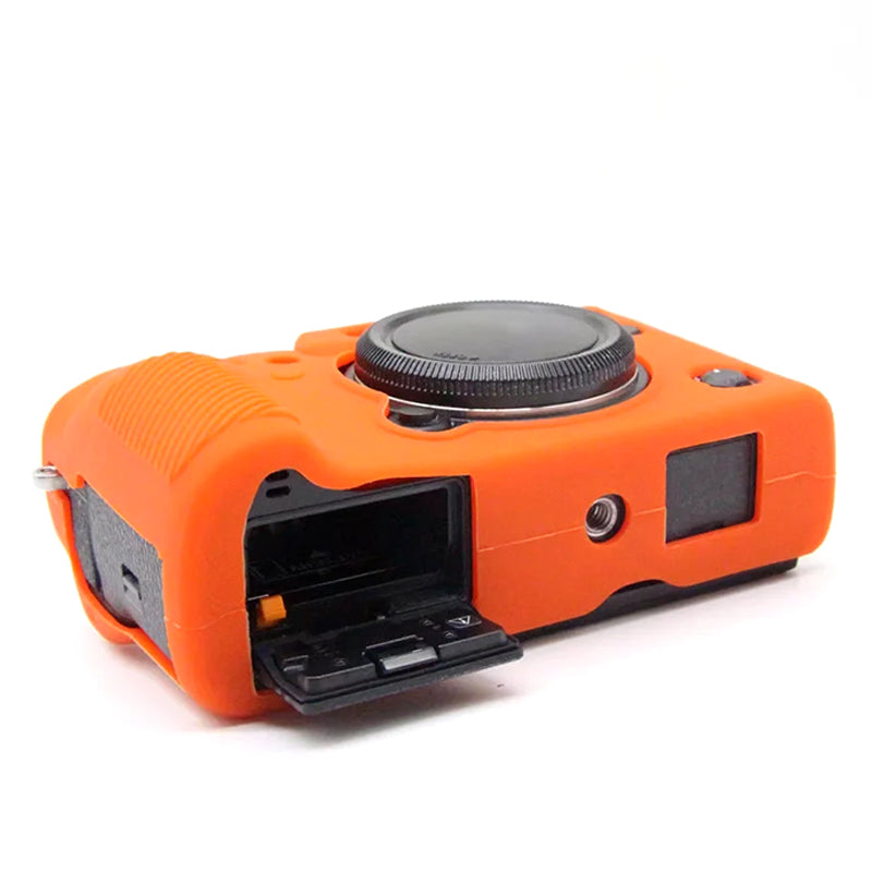 Uniqkart for Fujifilm X-T3 Soft Silicone Protective Case Anti-scratch Digital Camera Body Cover - Orange