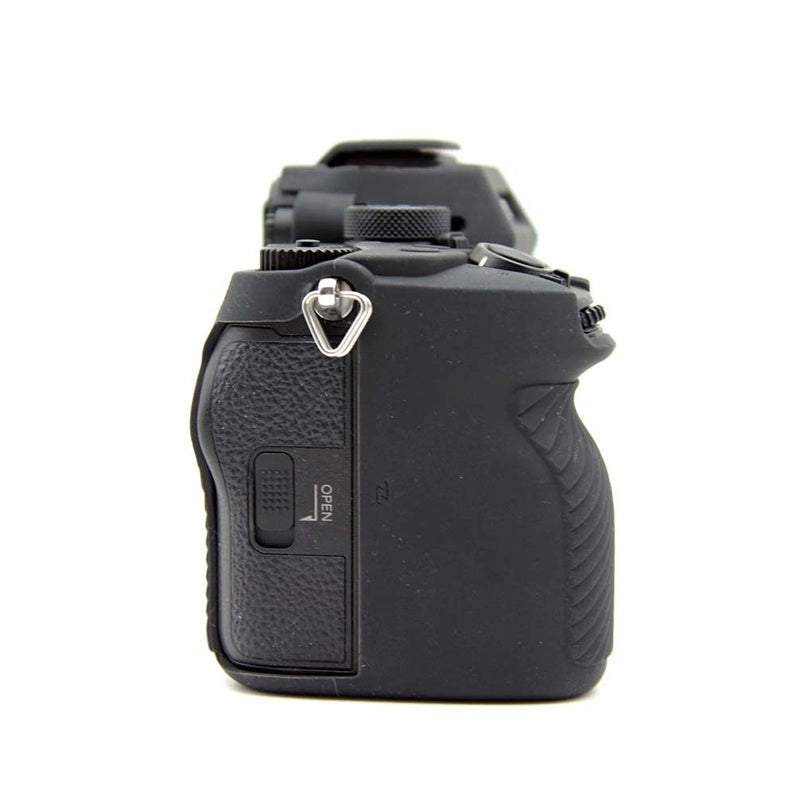 Silicone Case for Sony A7IV / A74 / A7M4 Digital Camera, Dust-proof Anti-scratch Protective Camera Cover - Black