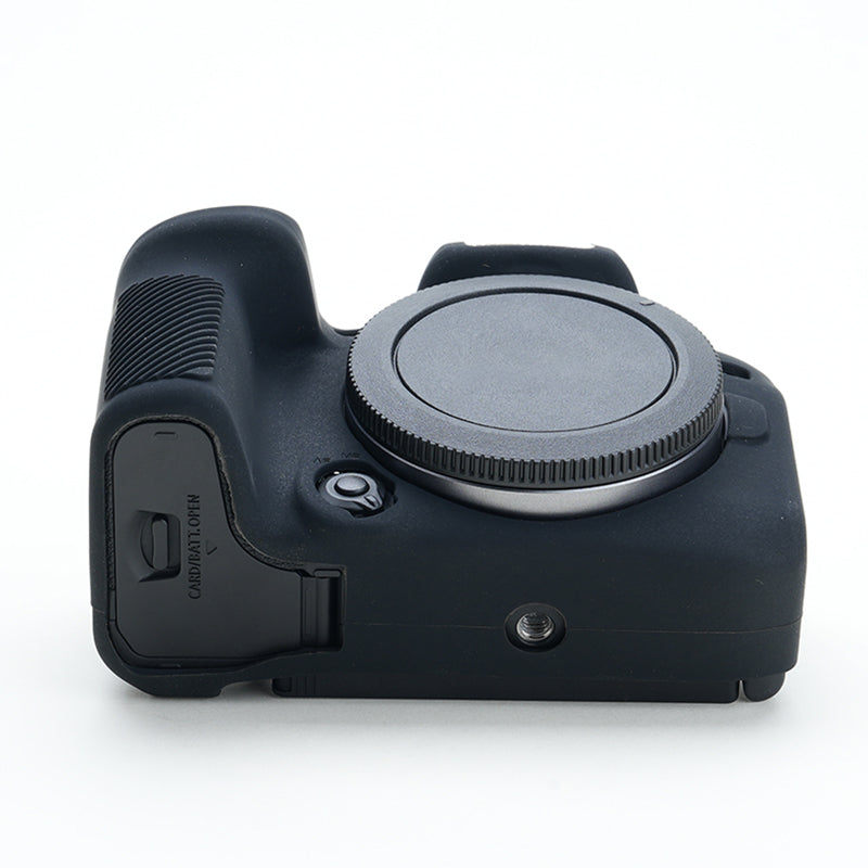 Soft Silicone Skin Case for Canon EOS R10 Camera, Anti-scratch Dust-proof Protective Cover - Black