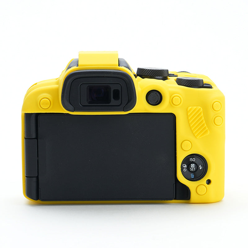 Soft Silicone Skin Case for Canon EOS R10 Camera, Anti-scratch Dust-proof Protective Cover - Yellow