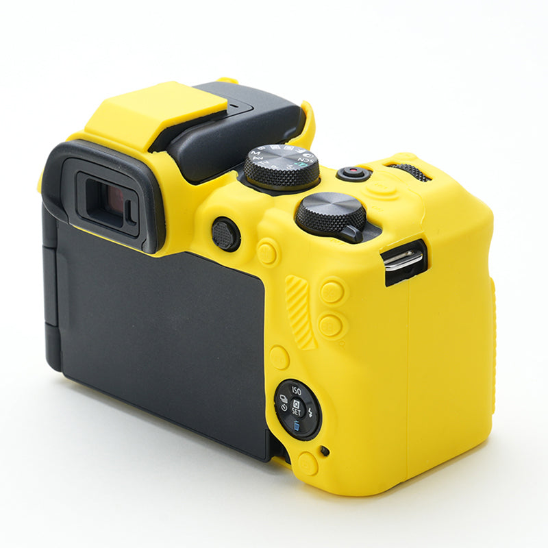 Soft Silicone Skin Case for Canon EOS R10 Camera, Anti-scratch Dust-proof Protective Cover - Yellow