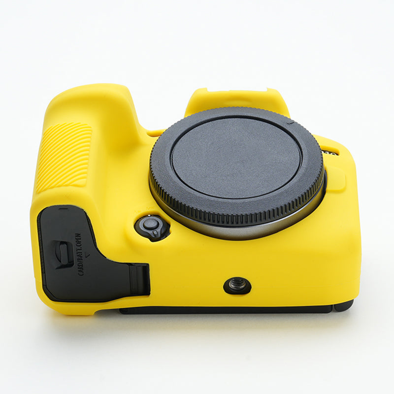 Soft Silicone Skin Case for Canon EOS R10 Camera, Anti-scratch Dust-proof Protective Cover - Yellow