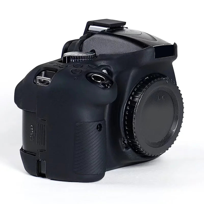 Uniqkart for Nikon D5200 / D5100 Silicone Skin Case Camera DSLR Bag Anti-scratch Protective Cover - Black
