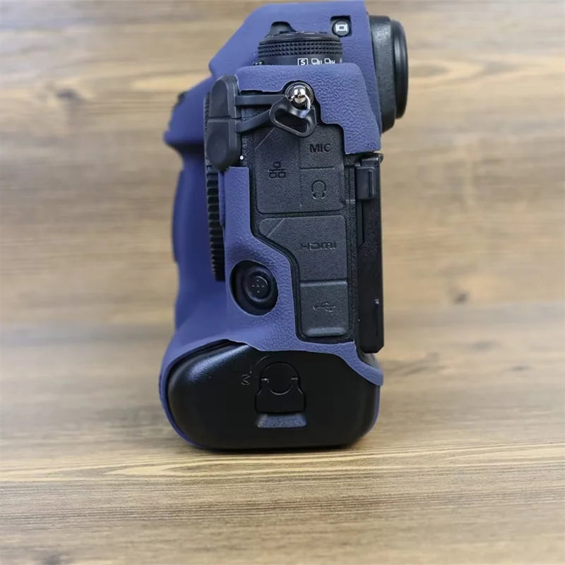 Uniqkart for Nikon Z9 Soft Silicone Anti-scratch Case Camera Protective Sleeve Cover - Blue