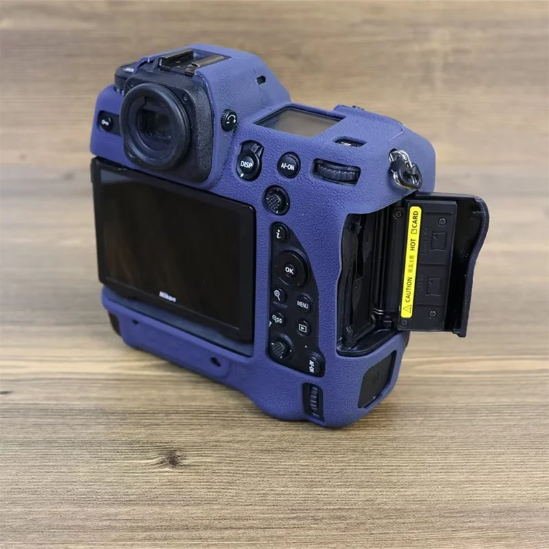 Uniqkart for Nikon Z9 Soft Silicone Anti-scratch Case Camera Protective Sleeve Cover - Blue