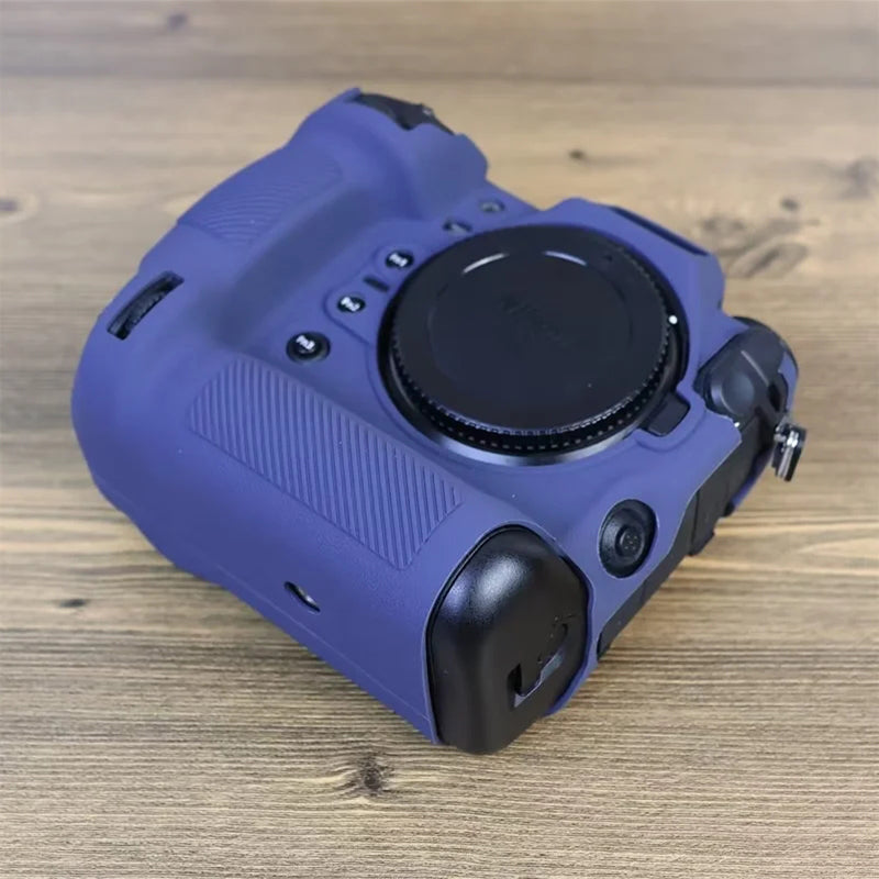 Uniqkart for Nikon Z9 Soft Silicone Anti-scratch Case Camera Protective Sleeve Cover - Blue