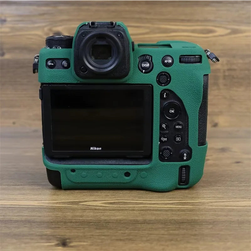 Uniqkart for Nikon Z9 Soft Silicone Anti-scratch Case Camera Protective Sleeve Cover - Army Green
