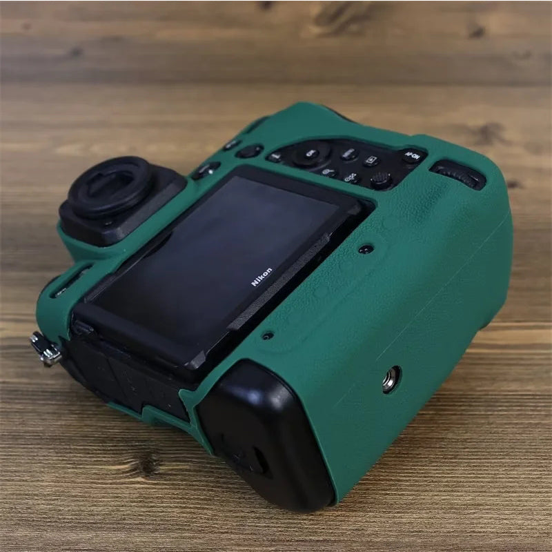 Uniqkart for Nikon Z9 Soft Silicone Anti-scratch Case Camera Protective Sleeve Cover - Army Green