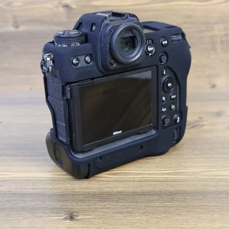 Uniqkart for Nikon Z9 Soft Silicone Anti-scratch Case Camera Protective Sleeve Cover - Black