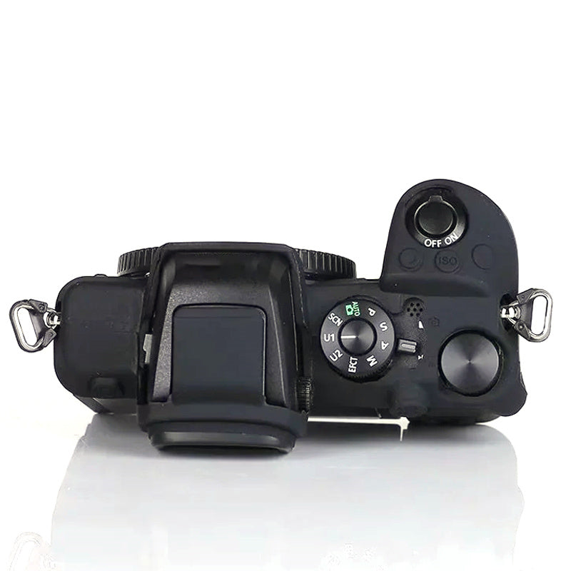 Uniqkart for Nikon Z 50 Silicone Camera Sleeve Case Anti-drop Dust-proof Protective Cover - Black