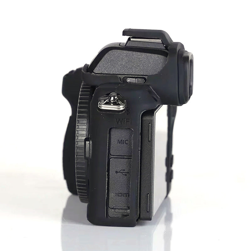 Uniqkart for Nikon Z 50 Silicone Camera Sleeve Case Anti-drop Dust-proof Protective Cover - Black