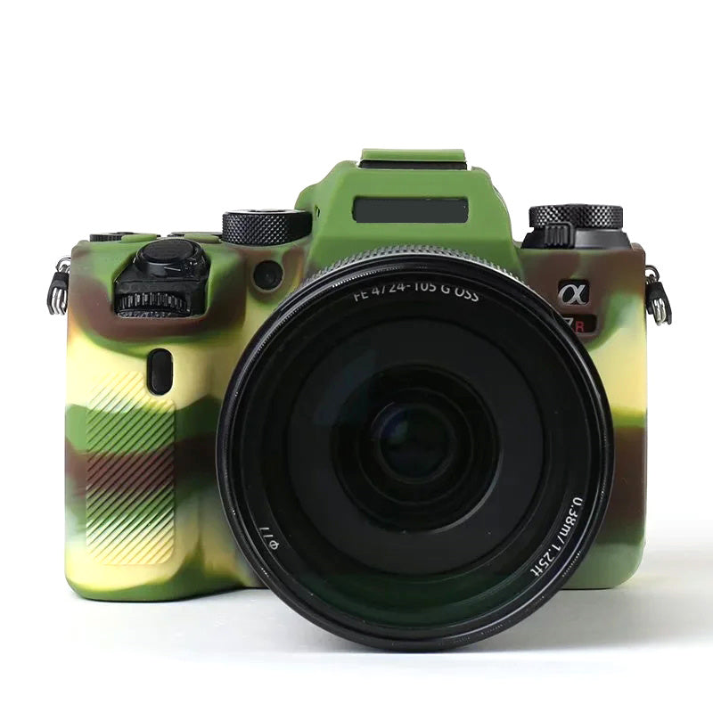 Soft Silicone Case for Sony A9 II / ILCE-9M2 / Alpha 9 II Camera, Anti-drop Protective Cover - Camouflage