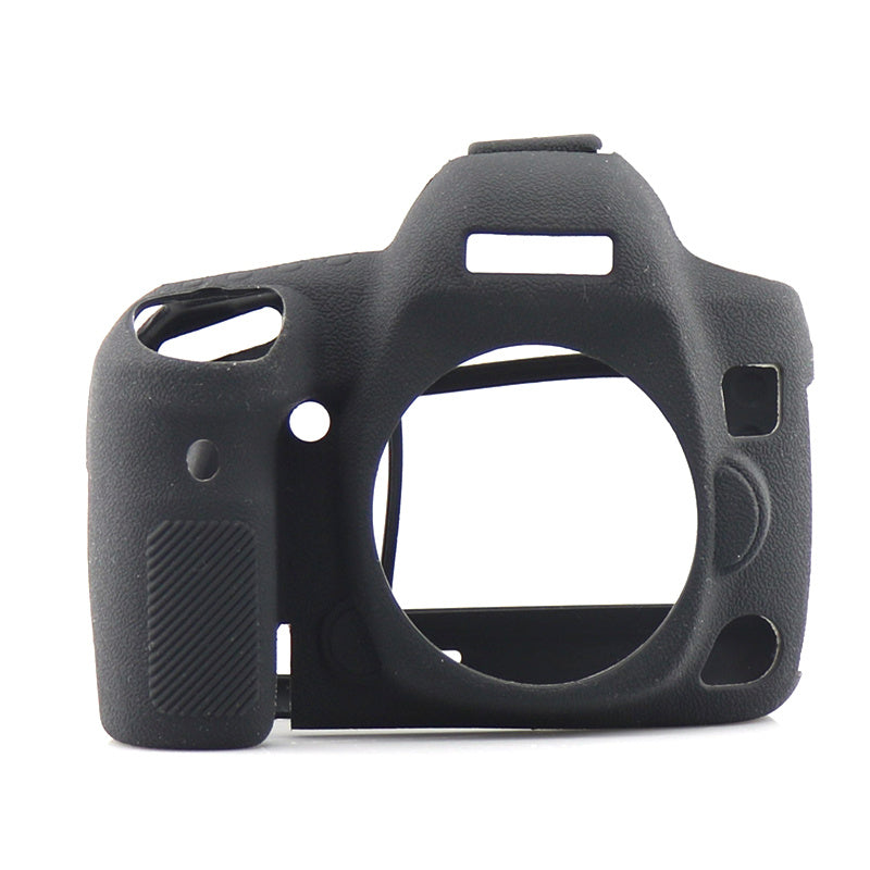 Uniqkart for Canon EOS 5D Mark IV / 5D4 Camera Anti-fall Silicone Skin Case DSLR Protective Cover - Black