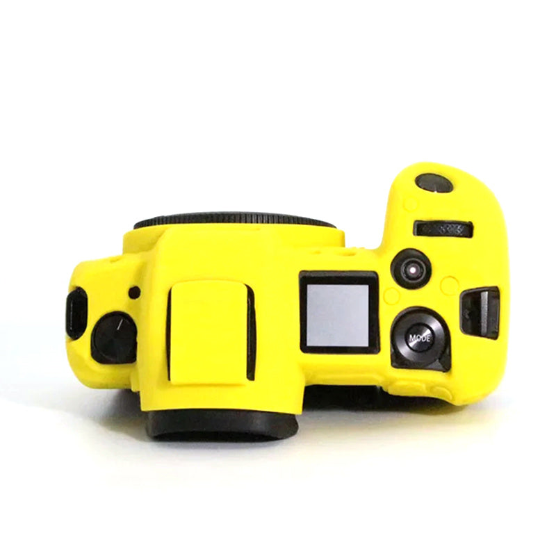 Uniqkart for Canon EOS R Camera Silicone Case Anti-scratch Camera Protective Sleeve Cover - Yellow