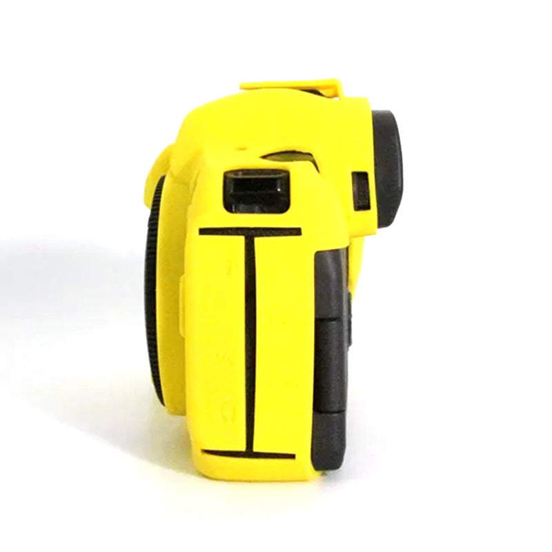 Uniqkart for Canon EOS R Camera Silicone Case Anti-scratch Camera Protective Sleeve Cover - Yellow