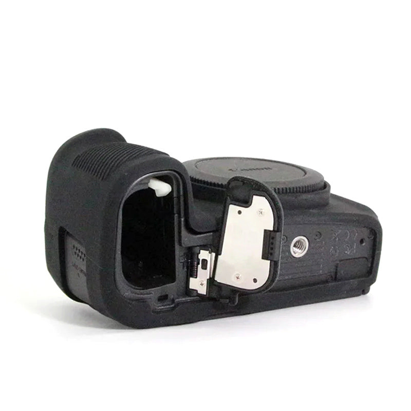 Uniqkart for Canon EOS R Camera Silicone Case Anti-scratch Camera Protective Sleeve Cover - Black