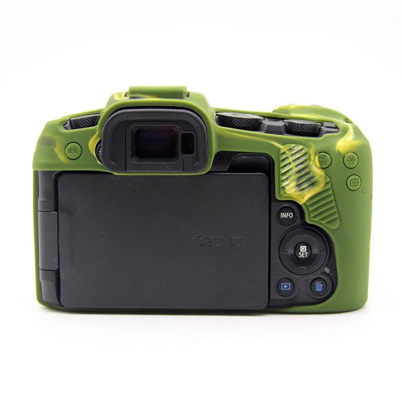 Uniqkart for Canon EOS RP Silicone Skin Case Anti-scratch Digital Camera Protective Cover - Camouflage